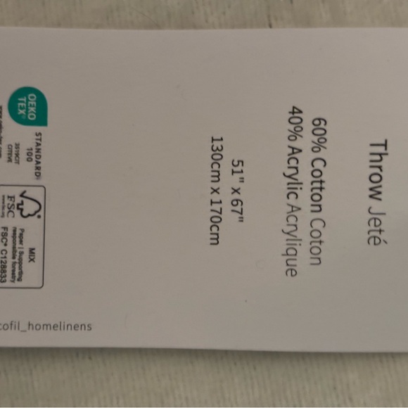 BNWT by DOCOFIL BEAUTIFUL CHRISTMAS BLANKET - Picture 6 of 6